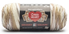 Red Heart Granny Squares - Aran Cream